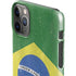 Brazil Flag Distressed iPhone 11 Pro Max Lite Case
